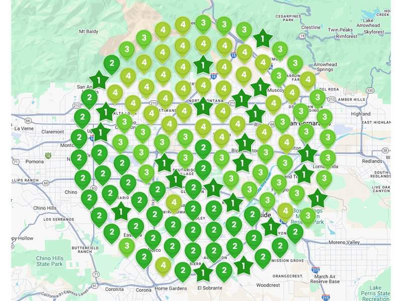 local seo ranking fontana ca